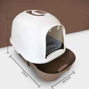 Hersteller Großhandel Haustier produkte Katze Katzen toilette mit Schaufel und Rost Haustier reinigung Katze gehen zur Toilette - Product Image 4