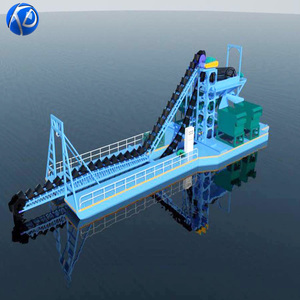 200m³/h Dieselmotor-Kettenbagger für Fluss-<span class=keywords><strong>Sand</strong></span>/Gold-Baggerarbeiten mit Radantrieb für Flussgärtnung - Product Image 5