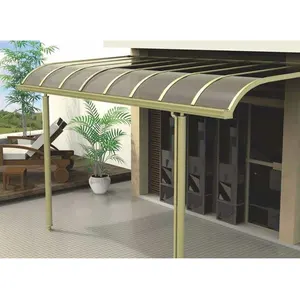 Outdoor Rain Shelter Canopy Patio Shed Aluminum Canopy Modern Villa Awning