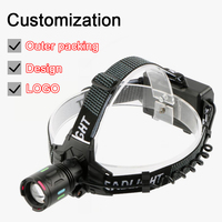 Super Bright 18650 Rechargeable Étanche Toutes Les Perspectives Lampes Frontales Phare Led Rechargeable