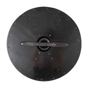 Bouclier Viking en bois poli fait main, style nautique, armure décorative OEM/ODM légère pour la décoration intérieure et les cadeaux - Product Image 2