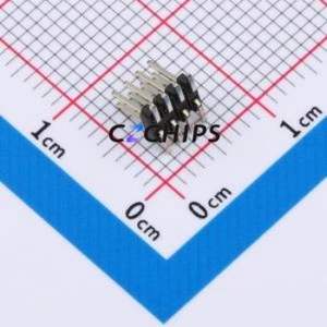 ZX-PZ1.27-2-4PWZ Pin Header SMD,P=1.27mm Connector ( Pin Structure: 2x4P )( Pitch: 1.27mm )( Row Spacing: 1.27mm ) - Product Image 2