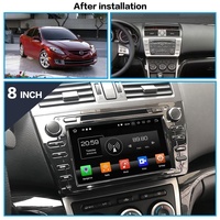 Android10 128G DSP untuk Mazda 6 Mazda Atenza 2008-2012 Pemutar DVD Mobil GPS Navigasi Radio Mobil Stereo Head Unit Multimedia Musik