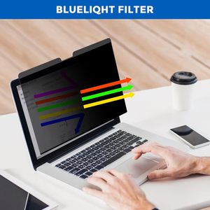 Chất lượng cao chống gián điệp Bộ lọc riêng tư bảo vệ màn hình cho Macbook Pro 13 inch chống ánh sáng màu xanh bảo vệ màn hình máy tính xách tay - Product Image 4