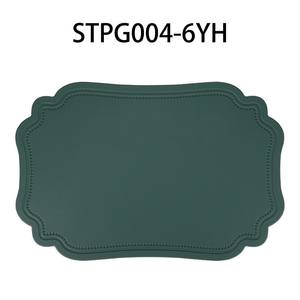 Vente en gros 2026, tapis de table en cuir PVC, rectangulaire, sous-plat en PU pour mariage, maison, cuisine - Product Image 4