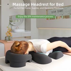 Oreiller <span class=keywords><strong>pour</strong></span> <span class=keywords><strong>le</strong></span> visage et oreiller <span class=keywords><strong>pour</strong></span> les seins <span class=keywords><strong>pour</strong></span> salon de beauté, massage, <span class=keywords><strong>coussin</strong></span> confortable et ergonomique en mousse à mémoire de forme <span class=keywords><strong>pour</strong></span> la tête et la poitrine <span class=keywords><strong>pour</strong></span> <span class=keywords><strong>le</strong></span> SPA - Product Image 2