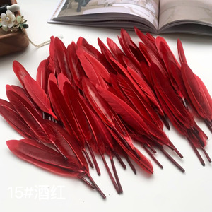 Plumas de Ganso Rectas Pequeñas, Plumas Individuales al por Mayor, Materiales para Manualidades, Joyería y Ropa - Product Image 6