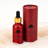 Flacon en verre pour huile essentielle 30ml 50ml 100ml avec bouchon pipette, sérum pour le visage, huile pour le corps, massage, emballage de beauté avec tube en papier