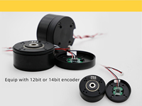 Moteur servo 12V à couple élevé ME4010 disponible avec encodeurs 12 bits et 14 bits