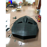 Écran LED couleur pleine résolution P2 P2.5 P1.25 Modules souples Mur vidéo LED incurvé Écran LED de forme personnalisée