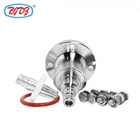 Suministro de fábrica 1-5/8 EIA Conector de brida a N Tipo Hembra 50ohm Rf Conector coaxial RF Coaxial Adaptador Convertidor