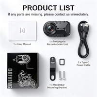 Caméra de conduite pour moto HD 1080P, étanche, WIFI, caméscope DVR pour vélo électrique de montagne, caméra de casque de moto