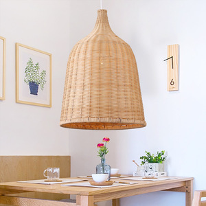 <span class=keywords><strong>Lampe</strong></span> suspendue en <span class=keywords><strong>rotin</strong></span> avec <span class=keywords><strong>abat</strong></span>-<span class=keywords><strong>jour</strong></span> en <span class=keywords><strong>rotin</strong></span> <span class=keywords><strong>pour</strong></span> l'éclairage décoratif intérieur et extérieur - Product Image 5