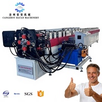 Machine de formage de précision pour coudes de gouttière en acier inoxydable, raccords à 45 et 90 degrés, engrenages, PLC, boîte de vitesses, roulements, pompes