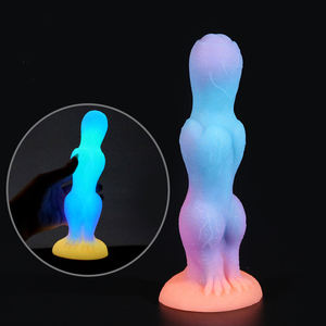 Bestseller Monster-Luminous <span class=keywords><strong>Dildo</strong></span> riesiger Silikon-<span class=keywords><strong>Dildo</strong></span> Fluoreszenz Analsex für Frauen - Product Image 6