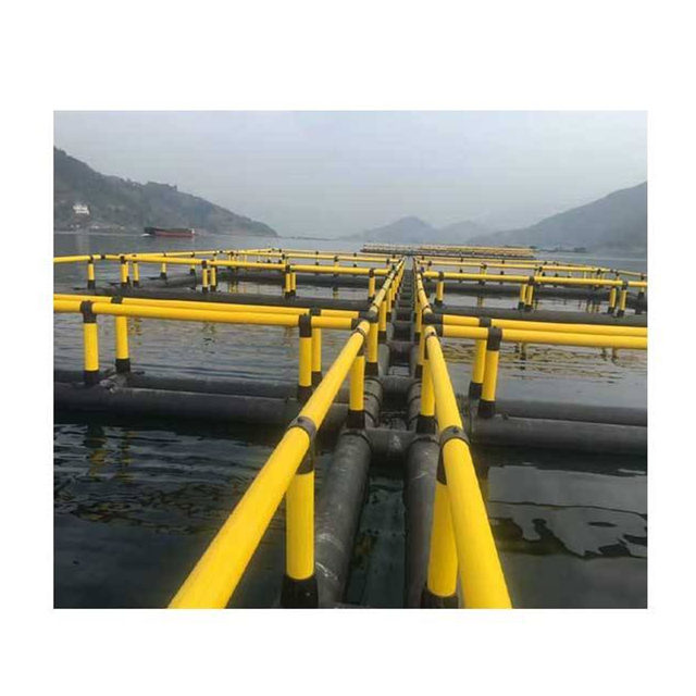 Fish Farming Cage Sets Sea