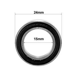 Rodamiento de Bolas de Acero Inoxidable 304 de Sección Delgada y Ranura Profunda 6802ZZ 2RS 15x24x5mm para Dispositivos Médicos - Product Image 1