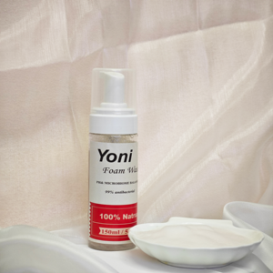 Label privé mousse de yoni bio acide borique pH équilibré hygiène féminine probiotiques vaginaux nettoyage privé infusé au miel - Product Image 4