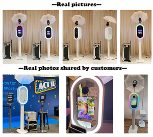 Photomaton ovale léger <span class=keywords><strong>en</strong></span> aluminium de 14 kg, très populaire, avec trous de fixation pour flash réservés et ventilateur de refroidissement intégré au bas - Product Image 6
