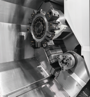 Tour CNC à banc incliné, nouveau centre de tournage robuste, mini-tour à métaux 12 axes 4 broches pour commande numérique