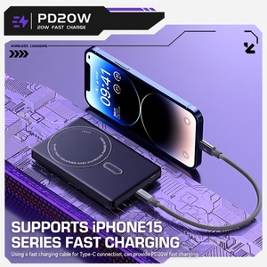 สินค้ามาแรงปี 2026 CHINOE พาวเวอร์แบงค์แบบพกพาแม่เหล็กไร้สาย ความจุ 10000mah ชาร์จเร็ว 20W สำหรับ iPhone - Product Image 5