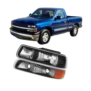 Vente directe d'usine, phares de voiture halogènes imperméables et durables pour <span class=keywords><strong>Chevy</strong></span> <span class=keywords><strong>Silverado</strong></span> 1999-2002 - Product Image 1