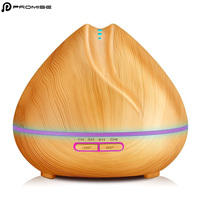 2021 nouveau Design 400ml grain de bois humidificateur à ultrasons décoration de la maison électrique diffuseur d'arôme d'huile essentielle