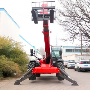 מלגזה טלסקופית דיזל 3.5-<span class=keywords><strong>7</strong></span> טון עם זרוע טלסקופית, הנעה 4X4, צמיגים פנאומטיים, לשטח קשה, בעלת תו תקן CE - Product Image 2