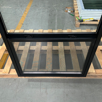 Fenêtres d'usine Vinyle Style américain Fenêtre à guillotine unique Commandes en gros Personnalisable UPVC Vente en gros Verticale à guillotine simple