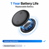 Localisateur d'objets intelligent BLE double système Apple Find My & Google Find Hub, étiquette anti-perte étanche IP67, vente en gros