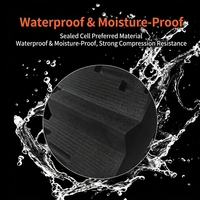 Insert en mousse EVA noire pour billes d'acier, découpé au laser CNC, doublure en mousse personnalisée sur mesure