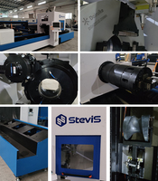 Machine de découpe laser à fibre CNC portable 3kW pour tubes en acier inoxydable, aluminium et plastique, avec garantie automatique de 2 ans