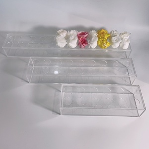 Acrylic 36-Hole <b>Clear</b> Flower <b>Box</b> Preserved Eternal Roses Transparent Bouquet Display <b>Box</b> for Valentine's Day Mother's Day <b>Gifts</b> - Product Image 4