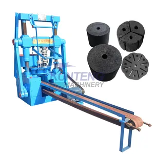 Flammable and long burning time Honeycomb Beehive Charcoal Briquette ball press machine