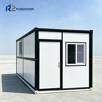 Maison conteneur pliable multifonctionnelle, installation facile, combinaison flexible