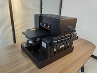Terbaru 6 cangkir kecil uv flatbed printer A4 XP600 printhead pencetak pernis untuk casing ponsel pena kartu korek botol logam kaca