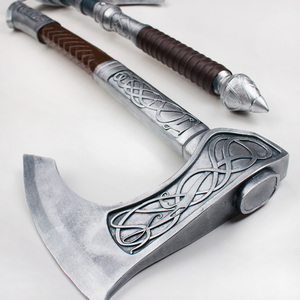 Hacha <span class=keywords><strong>de</strong></span> Eivor <span class=keywords><strong>de</strong></span> 58 cm sin afilar, accesorio <span class=keywords><strong>de</strong></span> cosplay vikingo <span class=keywords><strong>de</strong></span> Valhalla, <span class=keywords><strong>espada</strong></span> <span class=keywords><strong>de</strong></span> juguete para colección y eventos - Product Image 5