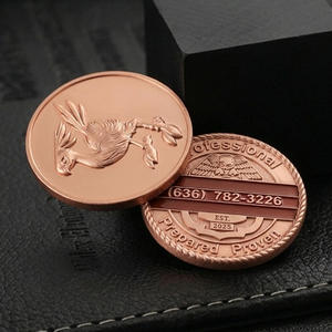 Monedas Personalizadas con Relieve 3D de Alta Definición, Bañadas en Cobre Antiguo, Coleccionables para Mineros, Moneda de Cobre Puro 99.9% de <span class=keywords><strong>1</strong></span> Onza para Regalo o Souvenir - Product Image 6