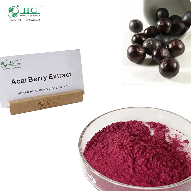 1%-25% Anthocyanidins Chiết Xuất Quả Mọng Acai Với 20% Anthocyanidins Bột Quả Mọng Acai