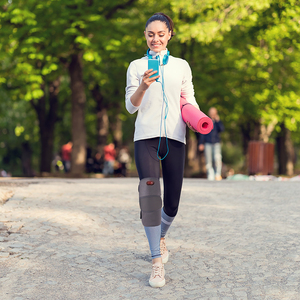 USB 전기 난방 따뜻한 무릎 랩 빨 무릎 진동 마사지 열 요법 랩 - Product Image 3