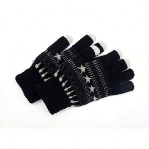 Factory Direct Sale <b>Touch</b> <b>Screen</b> <b>Gloves</b> Adult Jacquard Knitted <b>Gloves</b> Winter <b>Gloves</b> - Product Image 1