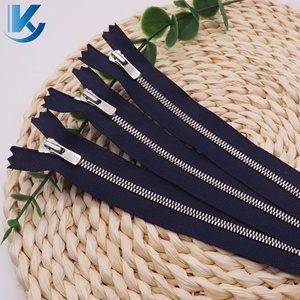 Excella dây kéo No.3 Brass kim loại tự động khóa dây kéo C5 sáng bóng bạc răng OEKO-TEX100 chứng nhận tùy chỉnh răng cho sang trọng Ăn mặc - Product Image 1