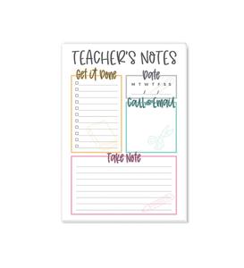 Bloc-notes de planification pour enseignants en vrac, 5,5 x 8,5 pouces, liste de choses à faire, carnet de liste de contrôle pour les enseignants - Product Image 1