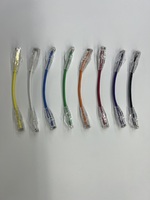 Kabel Patch ultratipis, 1m 5m kucing 6 Utp 28 Awg 32 Awg aplikasi jaringan ramping