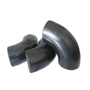 Acier inoxydable 304/316 Acier au carbone 20 #   Raccord de tuyauterie à basse pression soudé A105 poli miroir à 30, 45, 90 et 180 degrés - Product Image 1