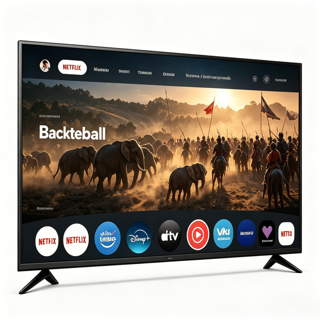 32 43 50 55 65 Inches Frameless TV With Smart Android TV ,Webos,Vidaa Solution Television 4K