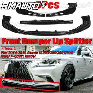 High Quality <b>Car</b> Front Bumper Splitter Lip Spoiler Body Kit <b>Diffuser</b> Protector <b>for</b> Lexus IS250 IS350 IS300 F-Sport 2014-2016 - Product Image 1