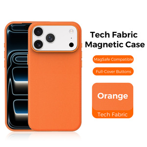 เคสโทรศัพท์ลายทอแม่เหล็กสำหรับ iPhone 17 Pro Max พร้อมปุ่ม AI ป้องกันรอยนิ้วมือ - Product Image 3