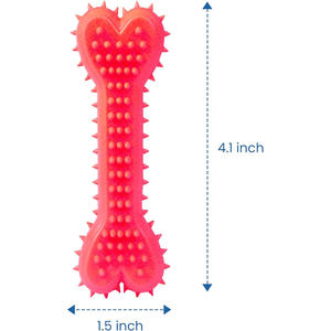 <b>Dog</b> Chew Toy Bone Durable <b>Dog</b> Toys for Chewers Teeth Cleaning Safe Bite Resistant <b>Toothbrush</b> Stick PET Toys Rubber Animals - Product Image 4