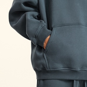 Sudadera con Capucha Oversize Estilo Y2K, Logo Personalizado, Corte Holgado Vintage, Algodón Pesado de 400G, Sudadera Lisa, Proveedor al por Mayor TKAN877 - Product Image 3